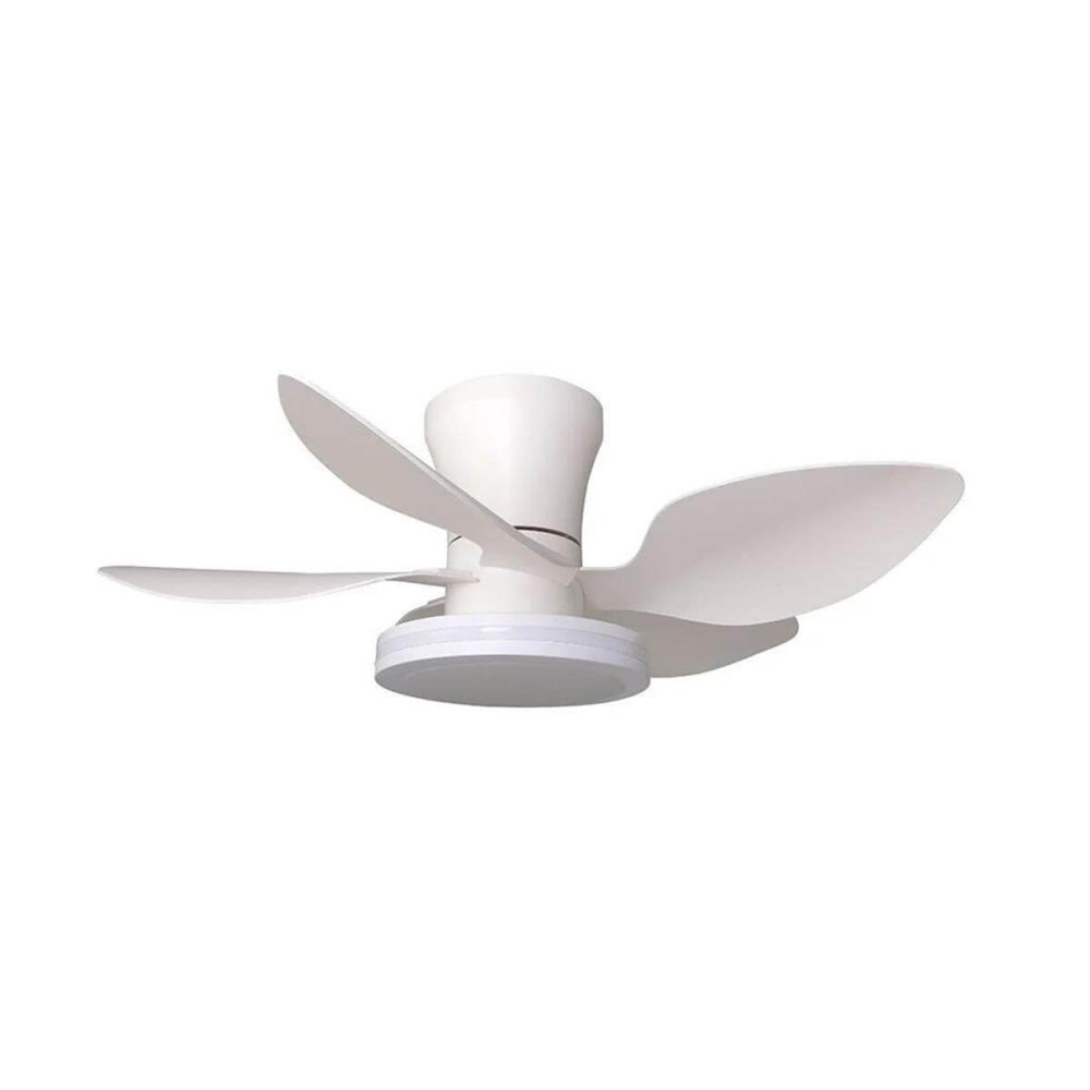 Vanti Beyaz 30 Watt LED Dekoratif Plastik Tavan Vantilatörü (VANTİ.KCF304) Vantilatörler Fiyatı