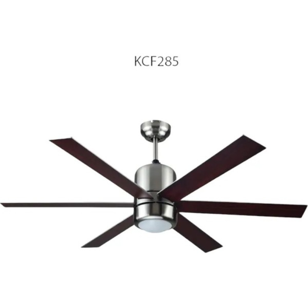 Vanti KCF-285 48 Inç (122 Cm) Tavan Vantilatörü - Nikel ve Ahşap Görünüm - Siyah Vantilatörler Fiyatı