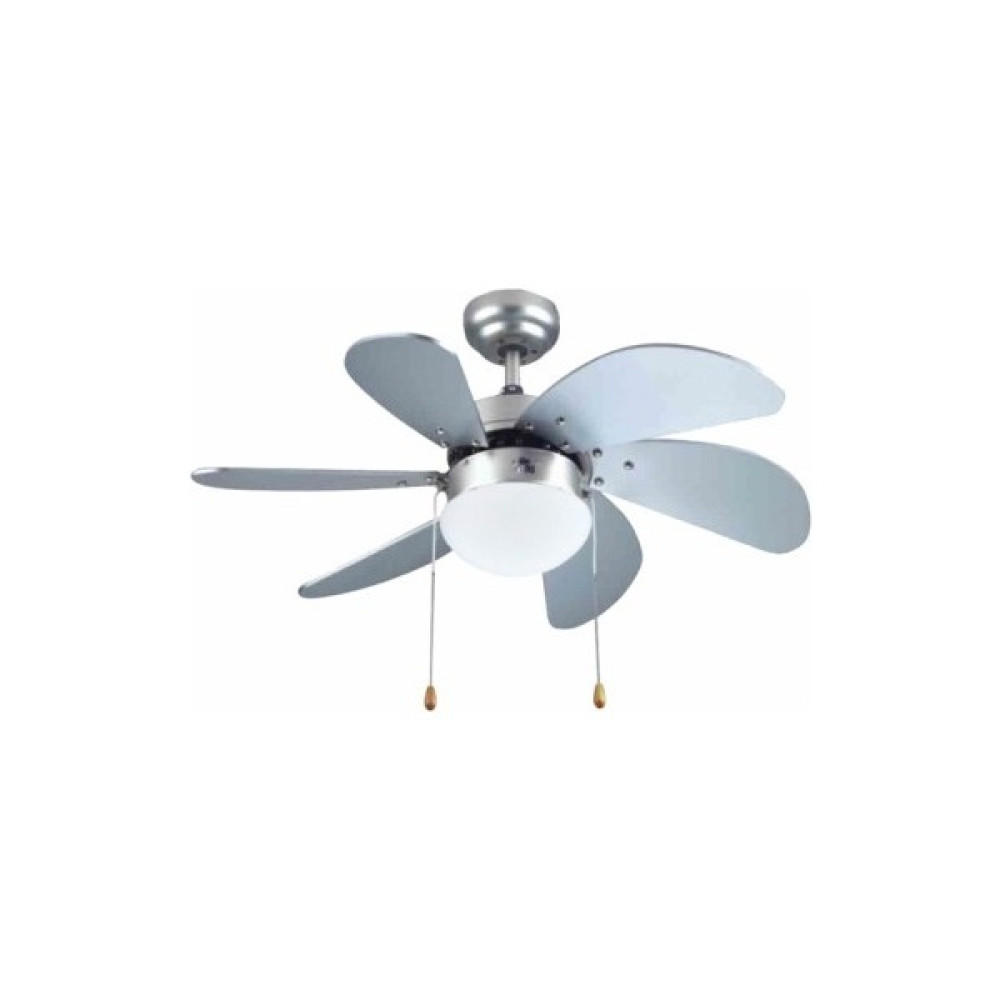 Vanti KCF282 60W Silver 6 Kanatlı Avizeli Tavan Vantilatörü - Gümüş Vantilatörler Fiyatı