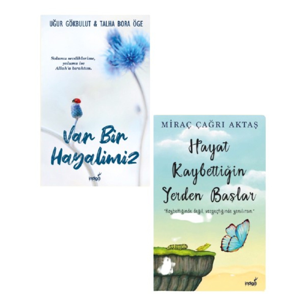 Var Bir Hayalimiz - Hayat Kaybettiğin Yerden Başlar, Uğur Gökbulut - Miraç Çağrı Aktaş 2 Kitap Deneme - İnceleme Fiyatı