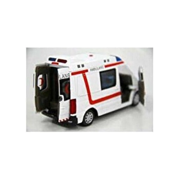 Vardem Çekbırak Işıklı Sesli Ambulans 1:32 Model Çocuklar İçin Eğlenceli Oyun Aracı - Beyaz Oyuncak Araç Fiyatı