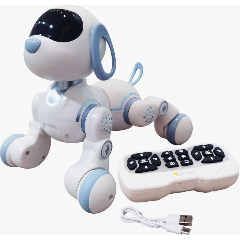 Vardem Oyuncak Vardem Monsterçocuk - Uzaktan Kumandalı Şarjlı Akıllı Köpek Interaktif Eğitici ve Eğlendirici Robot Oyuncak Kumandalı - Mavi Laptop Adaptör Fiyatı