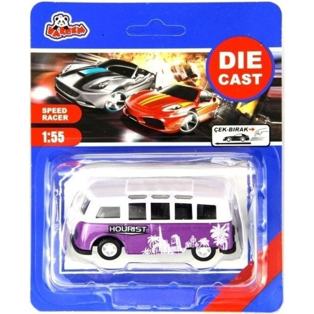 Vardem Oyuncak VR1436 Kartela Metal Otobüs 1:55 - Renkli Oyuncak Araç Fiyatı