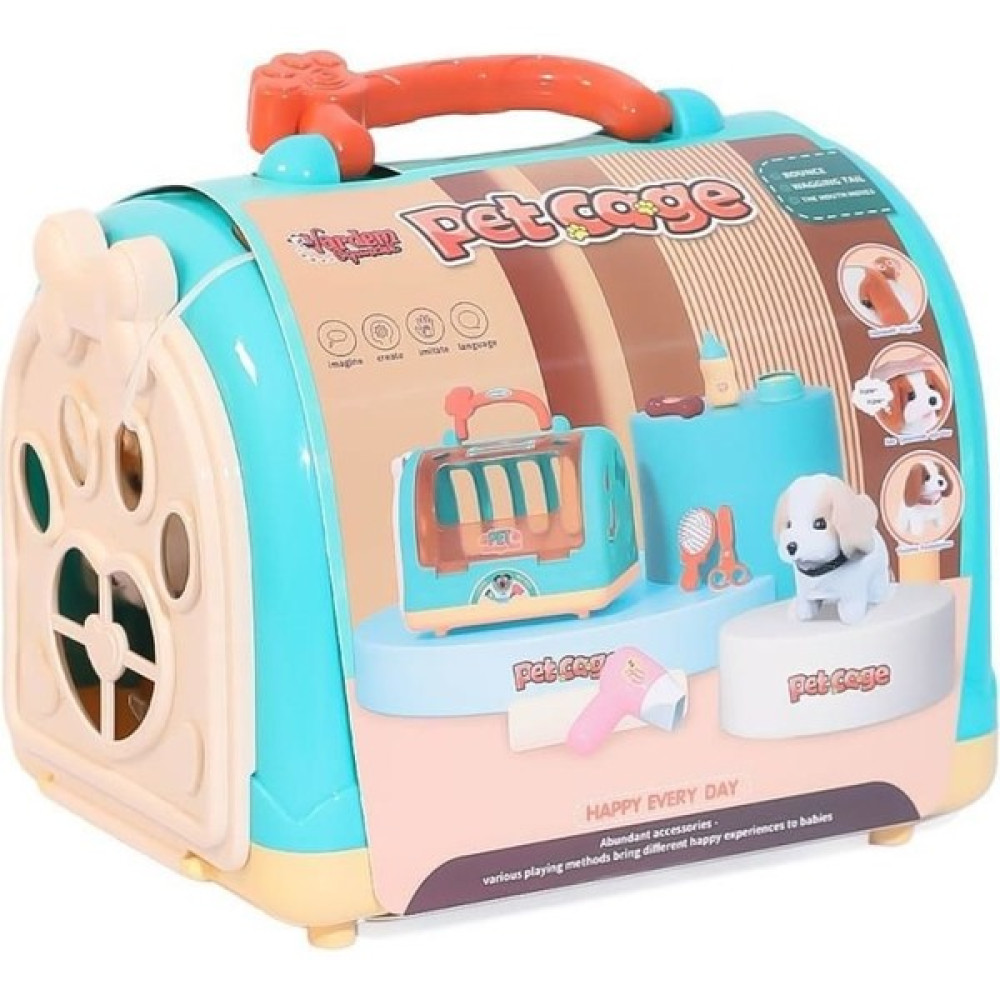 Vardem Oyuncak WL-3615-1-2 Taşıma Çantalı Köpek Oyun Seti -Vardem Oyun Seti Fiyatı