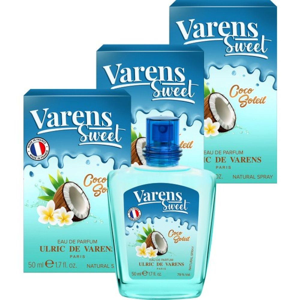 Varens Sweet Coco Soleil 3'lü Set (3X50ML Edp) Kadın Parfüm Kadın Parfümleri Fiyatı