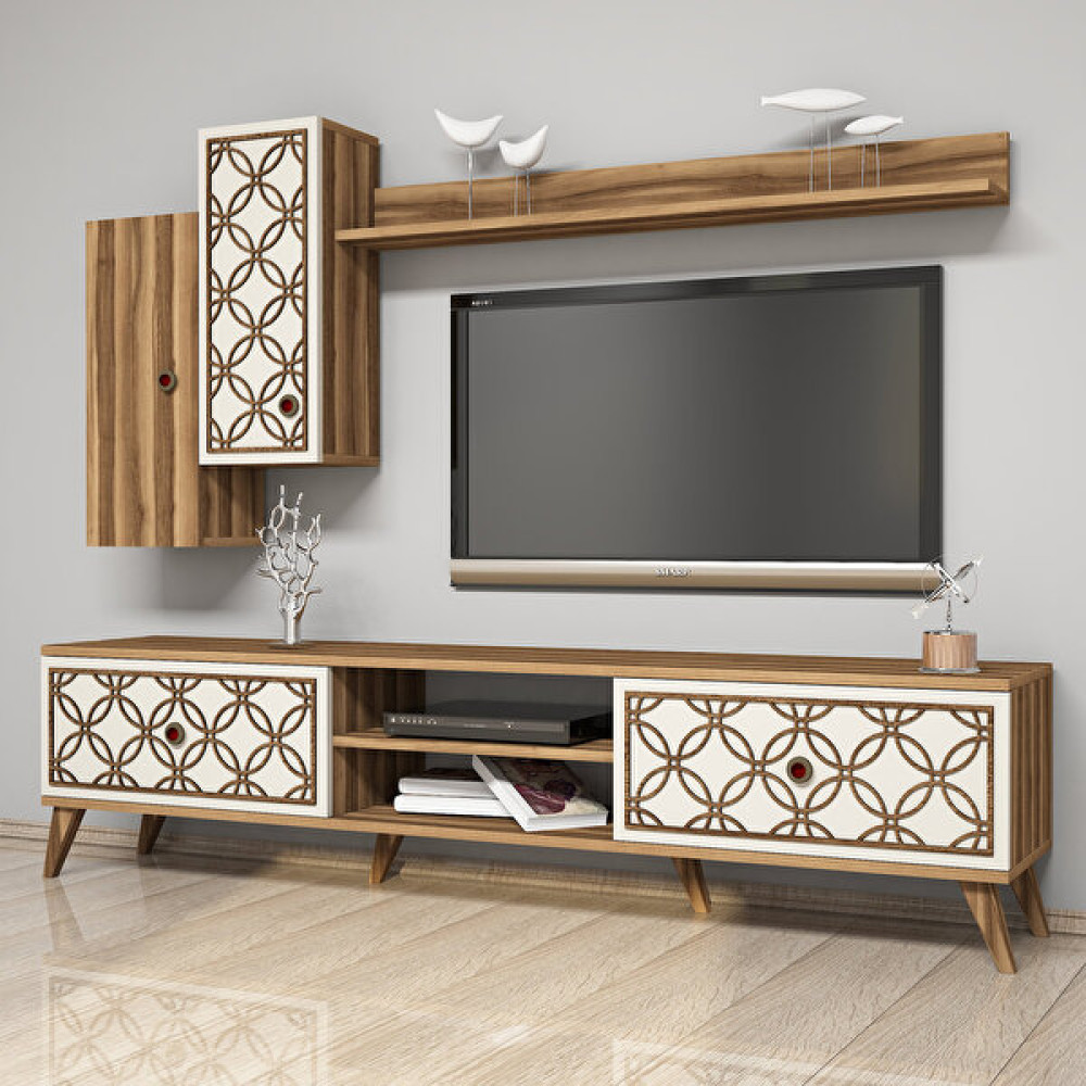 Variant Concept Class Tv Ünitesi Ceviz - Ekru Tv Ünitesi / Sehpası Fiyatı
