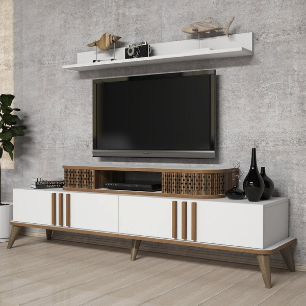 Variant Eylül Tv Ünitesi - Beyaz Tv Ünitesi / Sehpası Fiyatı