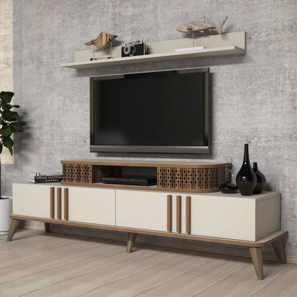 Variant Eylül Tv Ünitesi - Krem Tv Ünitesi / Sehpası Fiyatı