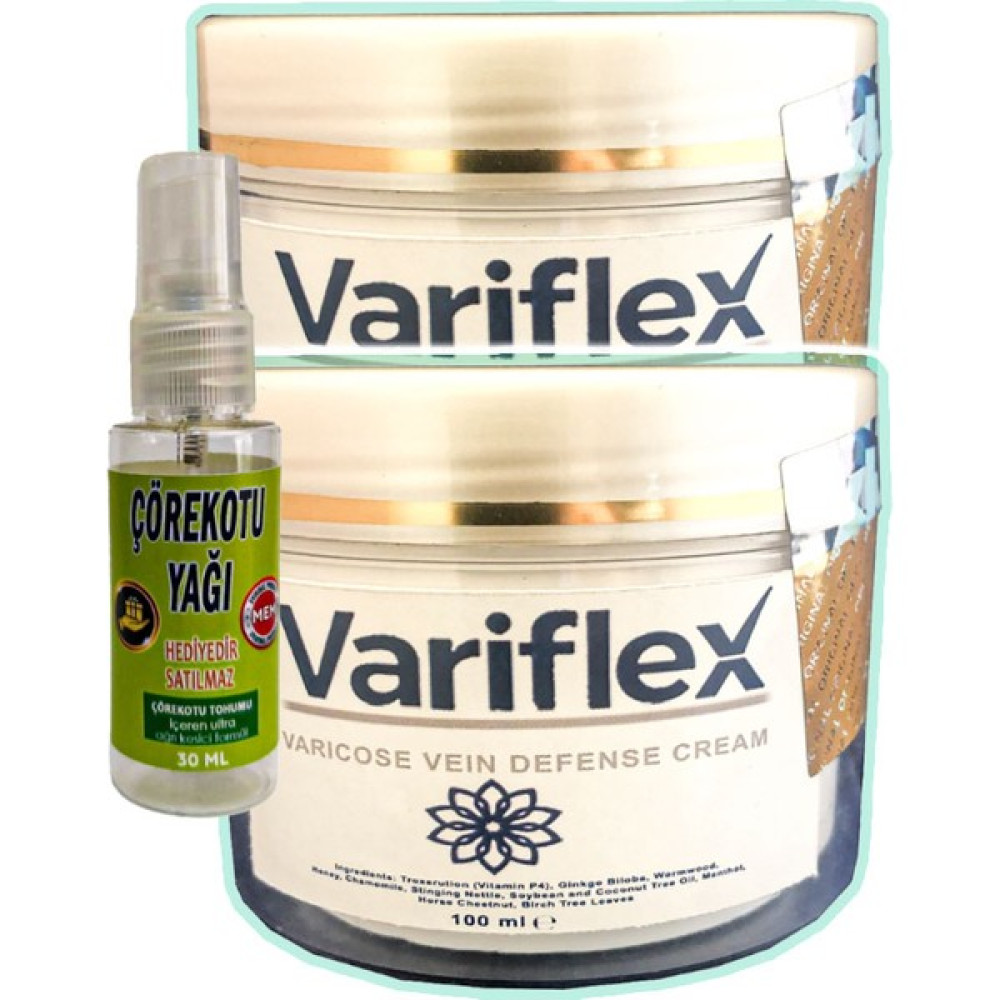 Variflex Bacak Bakımı Kremi 100 ml x 2 adet + Çörek Otu Yağı 30 ml Oto Boyaları Fiyatı
