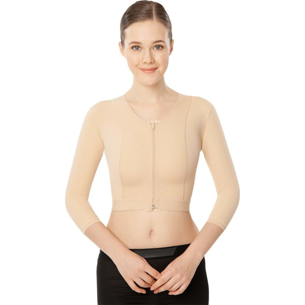 Variteks 230 Fermuarlı Göğüs - Kol - Sırt Liposuction Korse Siyah Xxxl(6) - 3XL Korse Fiyatı