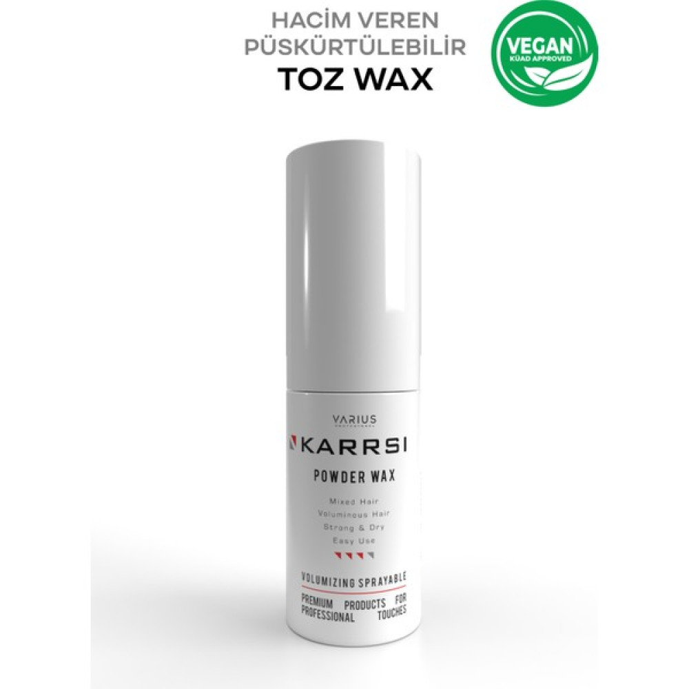 Varius Profesyonel Karrsıı Saç Şekillendirici Toz-Pudra Wax 30 ml Krepe Tozu Powder Cloud Saç Şekillendirici Krem Fiyatı