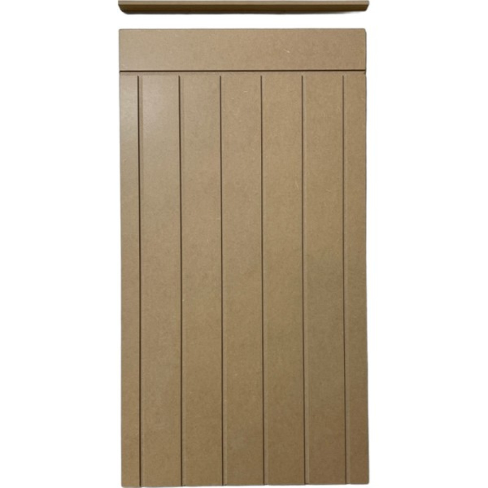 Varje Dekoratif Duvar Paneli ( 54 x 100 cm ) Boyanabilir Ahşap 10 mm Ham Mdf Duvar Paneli - 0 - Bej Poster Fiyatı