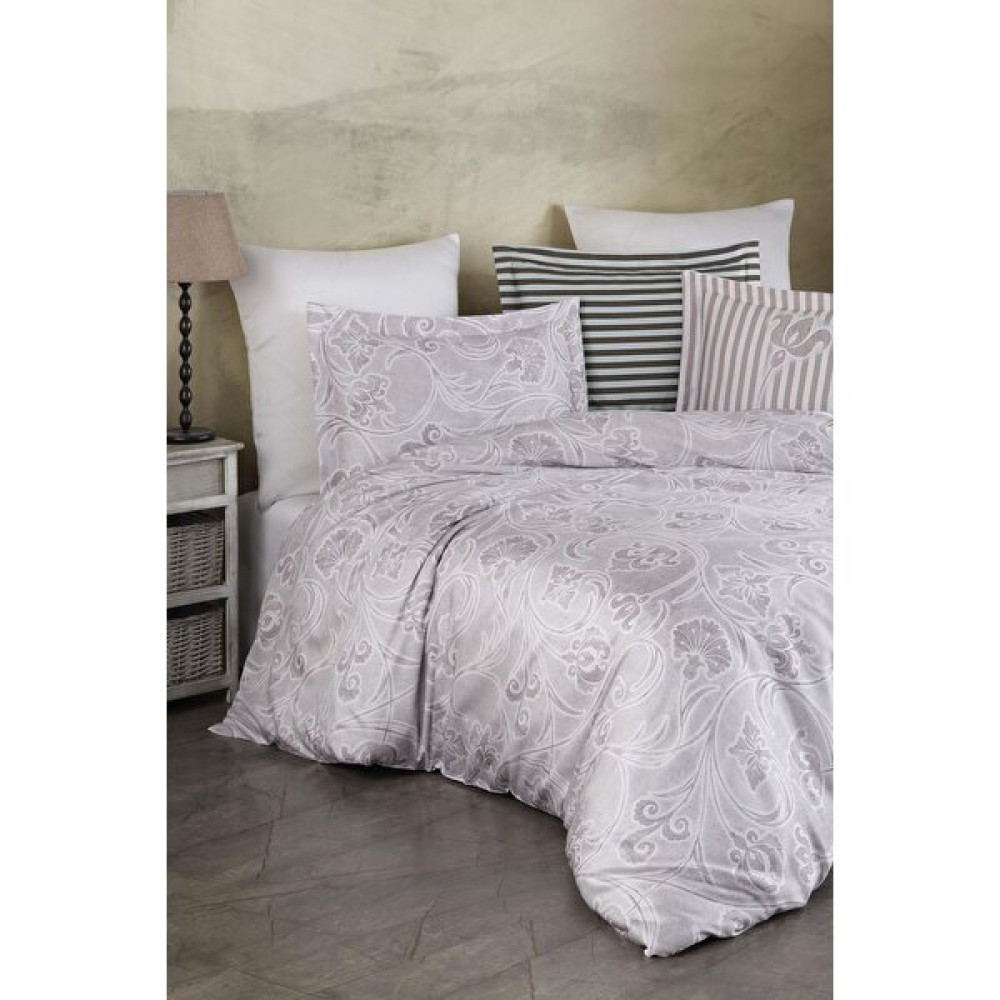 Varol Laura Home Lyocell Çift Kişilik Nevresim Takımı - Grida - Renkli - 200 x 220 cm Nevresim Takımı Fiyatı