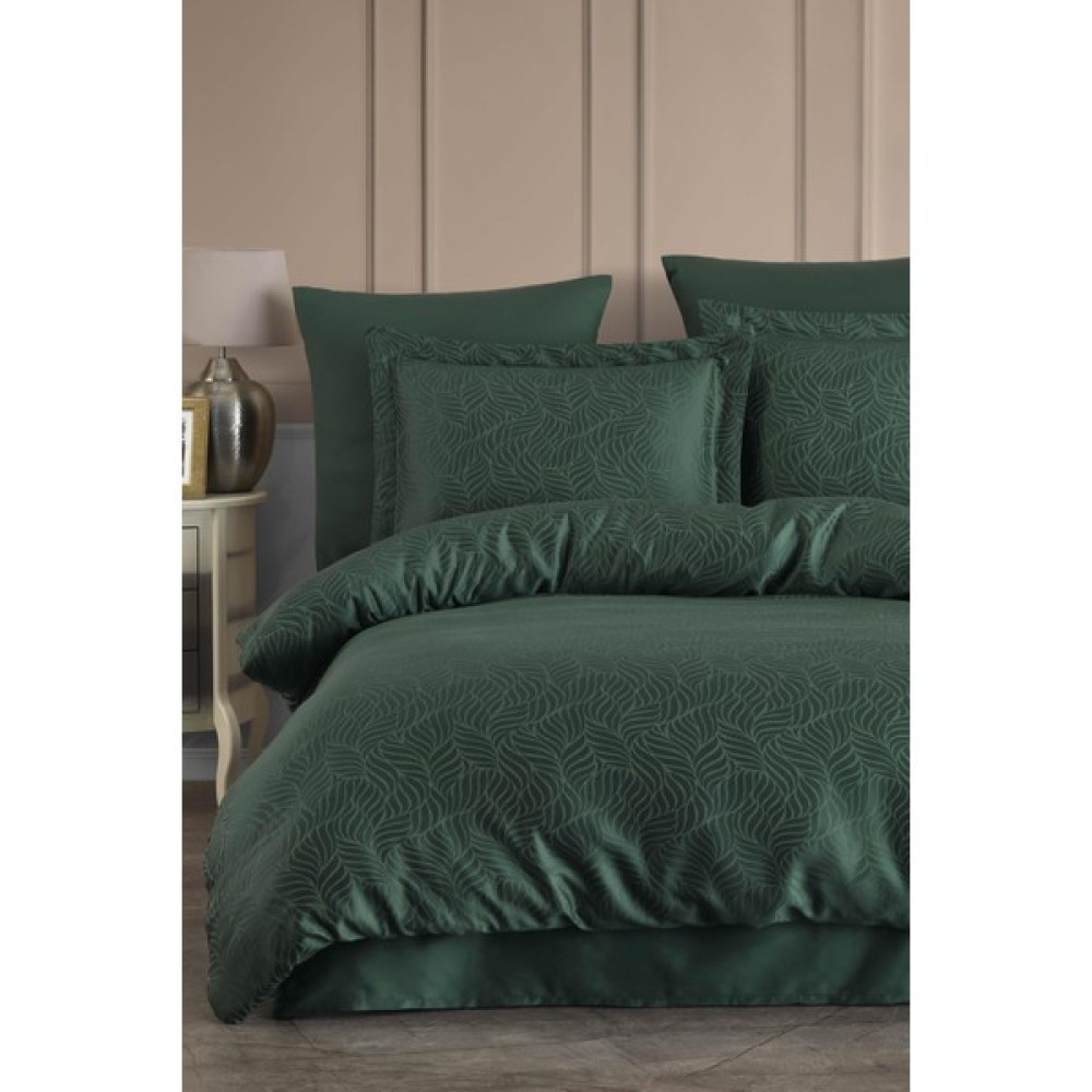 Varol Laura Home Tencel Jakar Nevresim Takımı Çift Kişilik - Lienzo Yeşil - Renkli - 200 x 220 cm Nevresim Takımı Fiyatı
