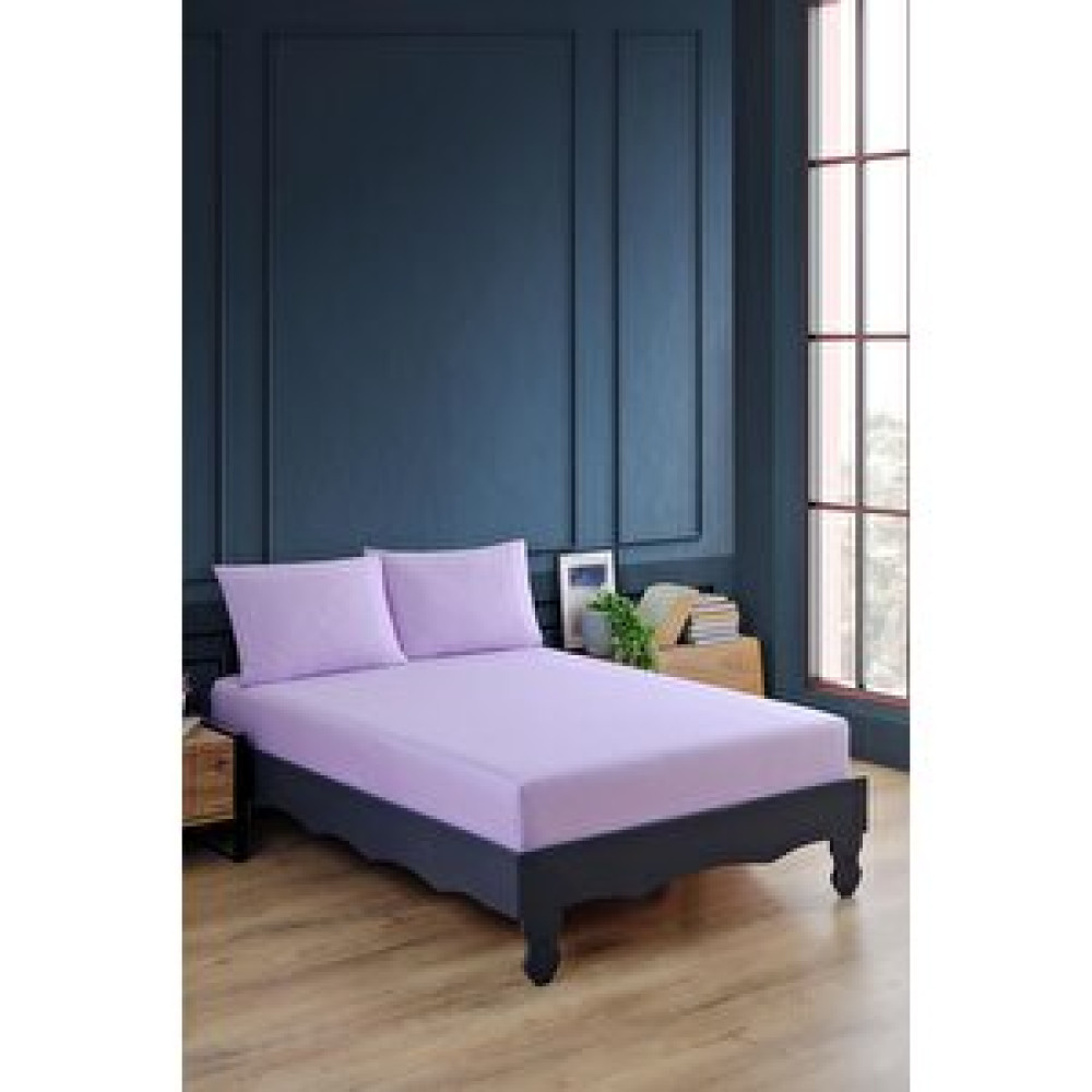 Varol Ranforce %100 Pamuk Çarşaf Takımı Li̇la-200x200cm Çarşaf Fiyatı