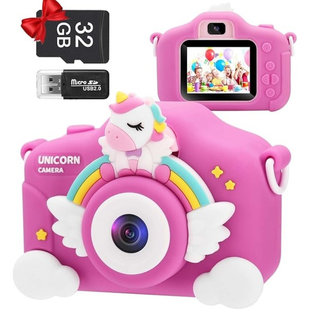 Varsthree Çocuk Kamerası 1080P Hd, 2,0 Inç Ekranlı Selfie Dijital Kamera, 32 GB Sd Kartlı Dijital Fotoğraf Makineleri Fiyatı