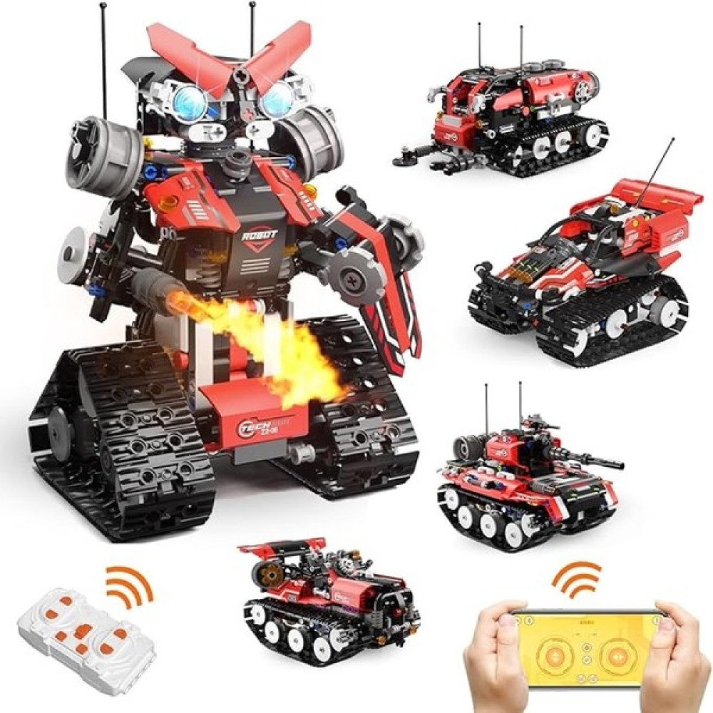 Varsthree Stem Robot Yapım Seti, 5'i 1 Arada Yapı Blok Seti 6-16 Yaş Çocuklar Için Hediyeler Eğitici Oyuncak Fiyatı