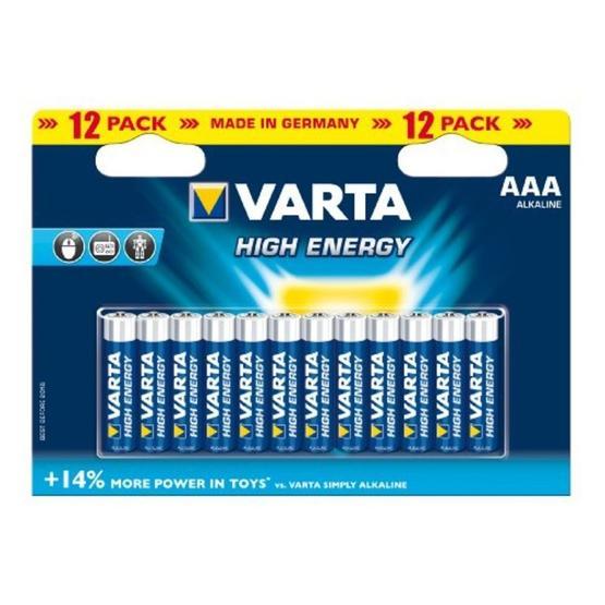 Varta 12'li AAA İnce Kalem Pil Normal & Şarj Edilebilir Piller Fiyatı