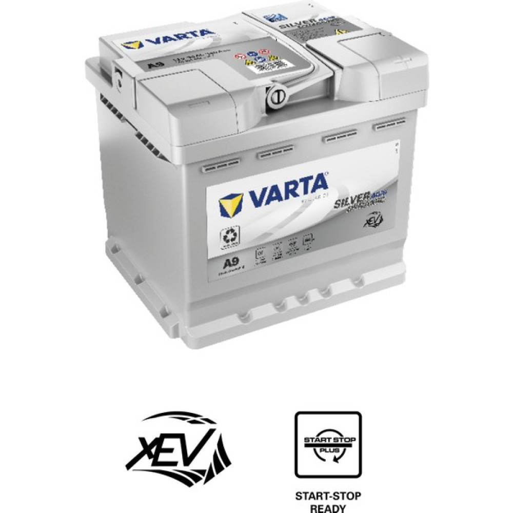 Varta 12V 50 Ah Amper 540A Cca Silver Dynamic Agm A9 Akü Akü Fiyatı