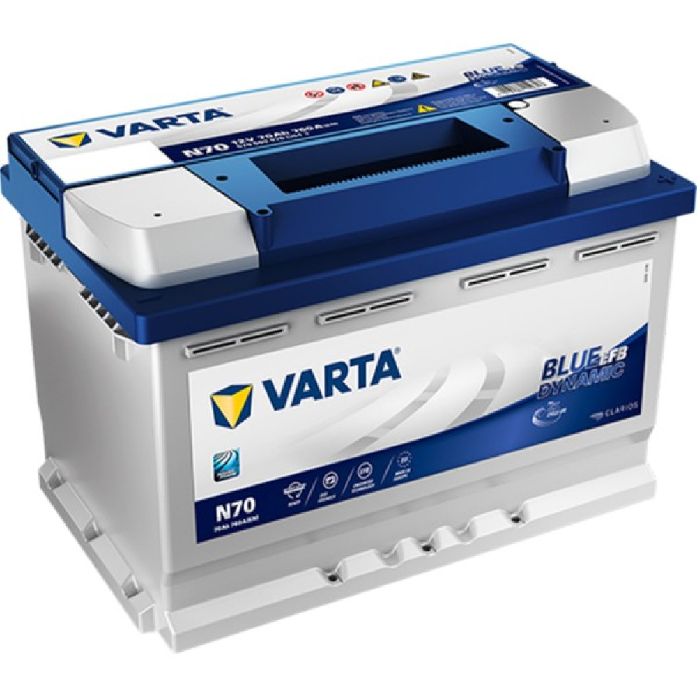 Varta 12V 70 Ah Amper 760A Cca Blue Dynamic Efb N70 Akü Akü Fiyatı