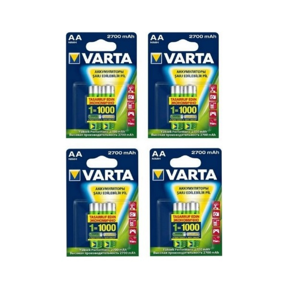 Varta 2700 Mah Aa Şarjlı Pil 8'li Normal & Şarj Edilebilir Piller Fiyatı