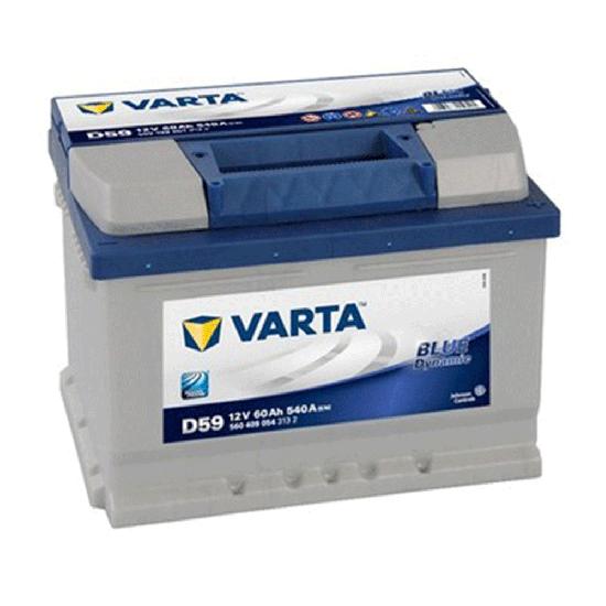 Varta 60Ah D59 12V Alçak Kutu Akü Akü Fiyatı