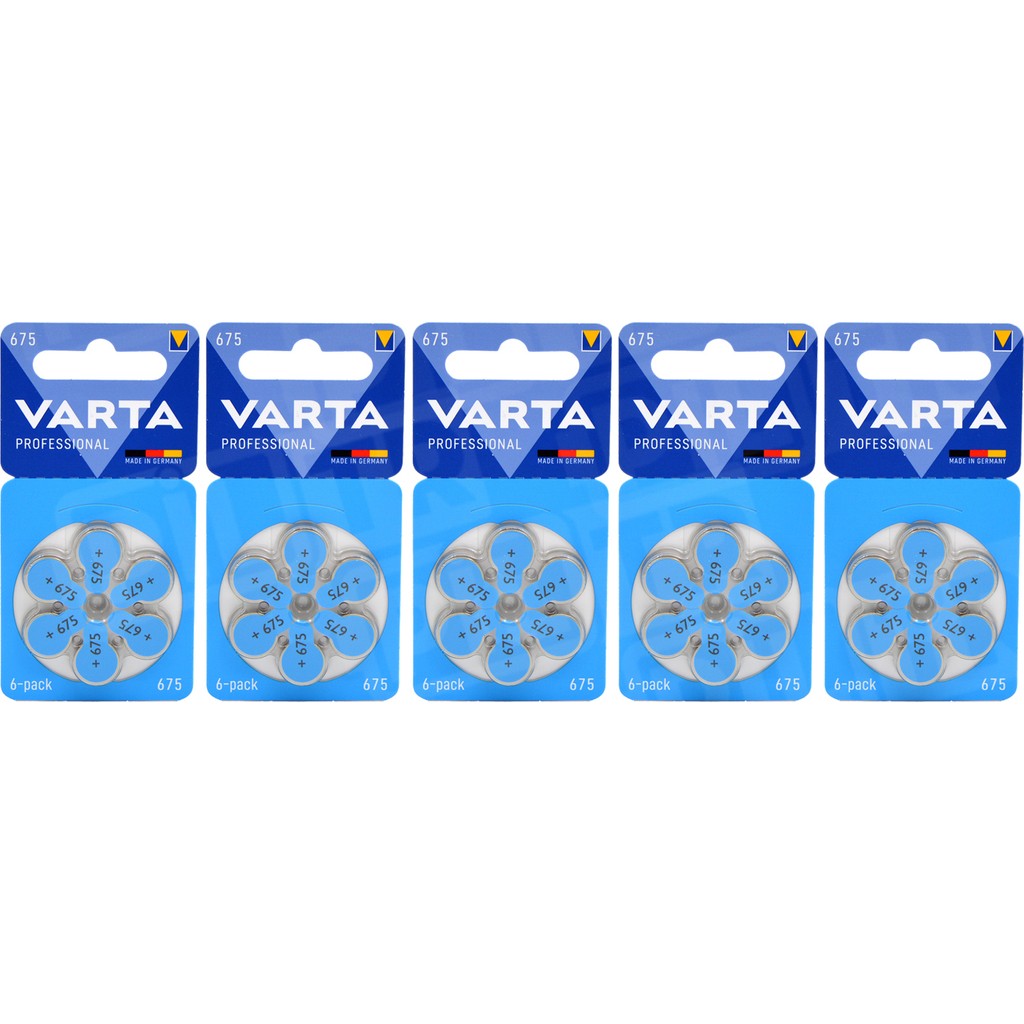 Varta 675 Numara Işitme Cihaz Pili 6x5 (30 Adet) Normal & Şarj Edilebilir Piller Fiyatı