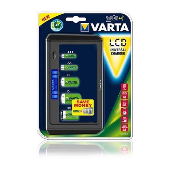 Varta 9998287LCD Universal USB AA, AAA, C, D, 9V Pil Şarj Cihazı