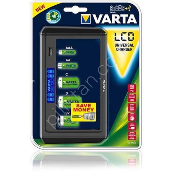 Varta 9998287LCD Universal USB AA, AAA, C, D, 9V Pil Şarj Cihazı