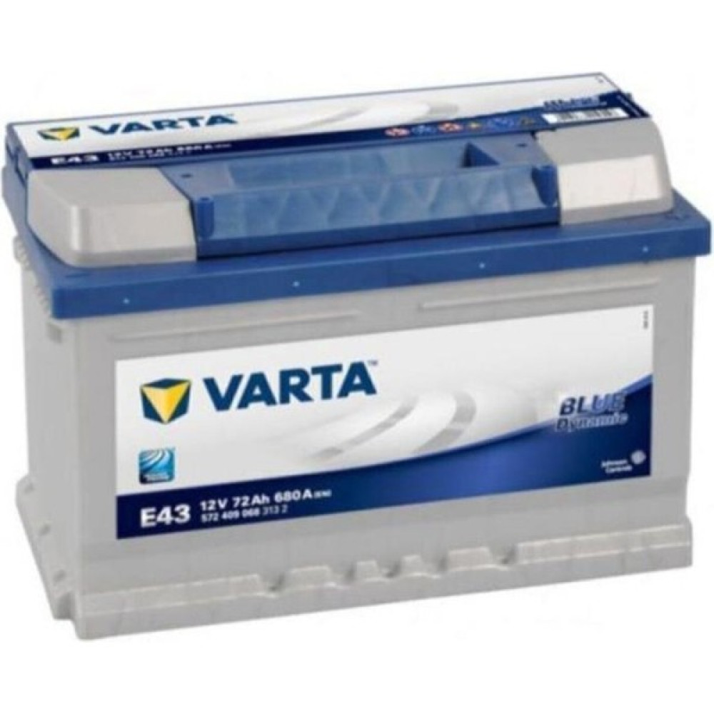 Varta Akü E43 12V 72AH Blue Dynamic Akü Fiyatı