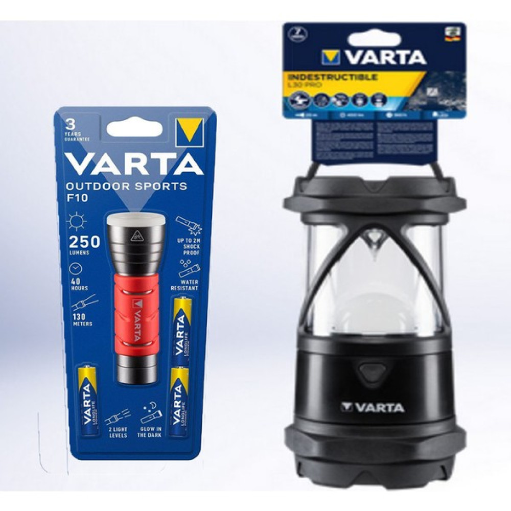 Varta Aysima-Varta 18761 Indestructıble L30 Pro Fener +17627 LED Outdoor Sports Fener Oto Boyaları Fiyatı