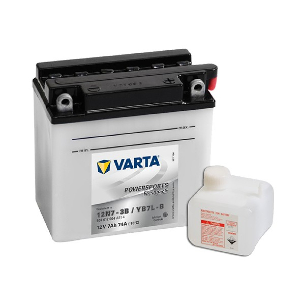 Varta Motosiklet Aküsü Yb7L B 12N7 3B 12V 7Ah Akü Fiyatı