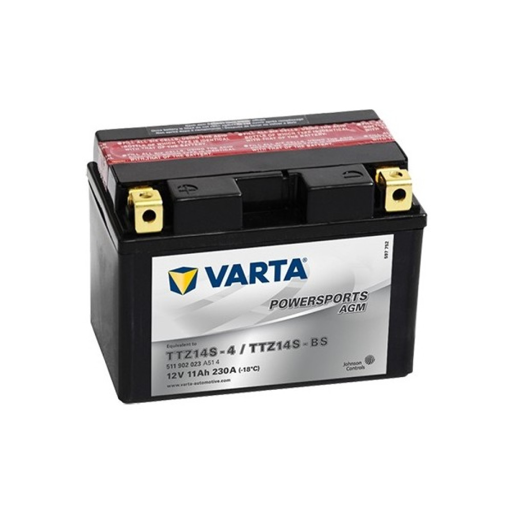 Varta TTZ14S-BS 12V 11AH Kuru Agm Motosiklet Aküsü Bakımsız Akü Fiyatı