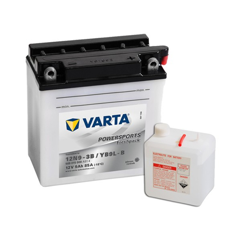 Varta Yb9L B (12Nb9 3B) 12V 9Ah Motosiklet Aküsü Akü Fiyatı