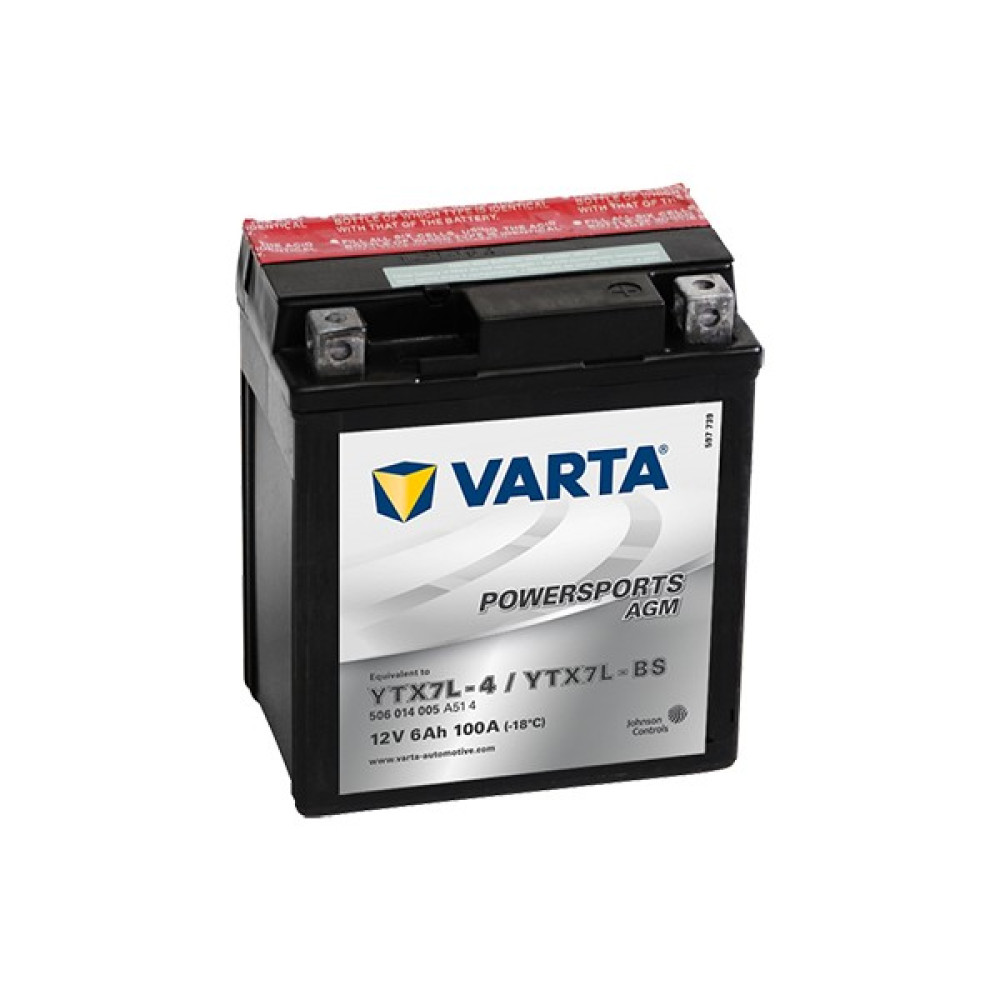 Varta Ytx7L Bs (Ytx7L 4) Motosiklet Aküsü 12V 6Ah Akü Fiyatı