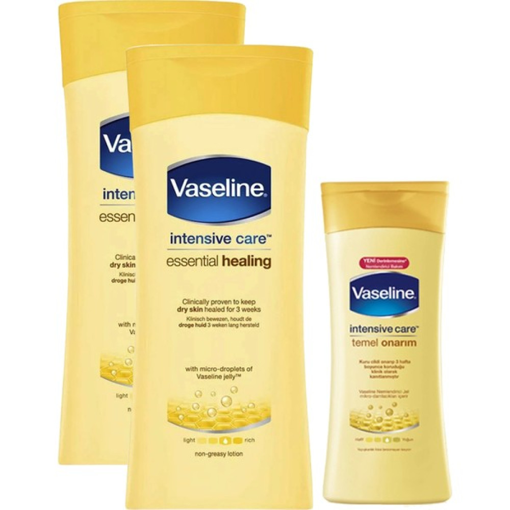 Vaseline Essential Healing Temel Onarım Losyon 400 ml 2 Adet + Care Deep Restore Temel Bakım 100 ml Oto Boyaları Fiyatı