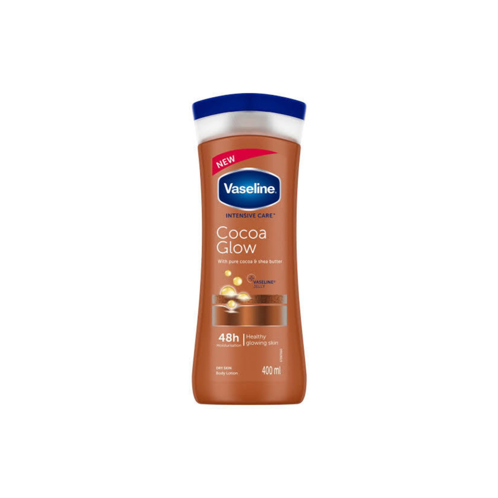 Vaseline Intensive Care Cocoa Glow 48h Moisturising Body Lotion 400ml Vücut Losyonu ve Nemlendiricileri Fiyatı