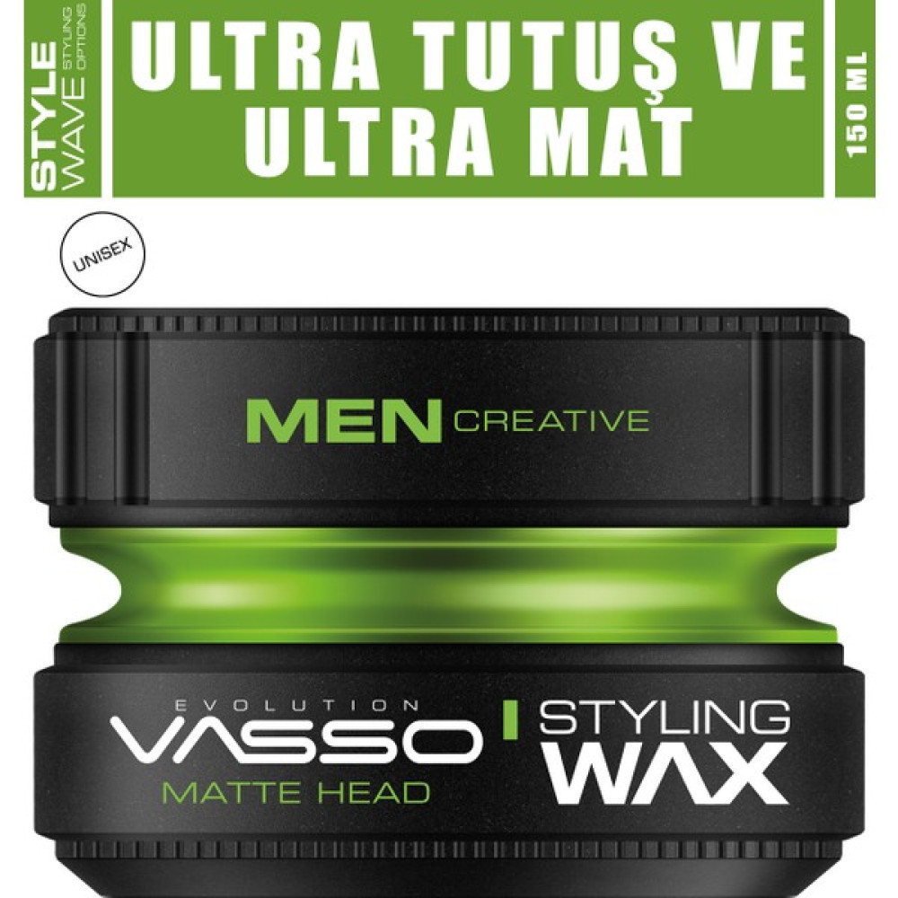 Vasso 24 Saat Ultra Güçlü Sert Tutuş Ve Ultra Mat Görünüm Sağlayan Killi Matte Head Wax 150 ml 8699216347614 Saç Şekillendirici Krem Fiyatı