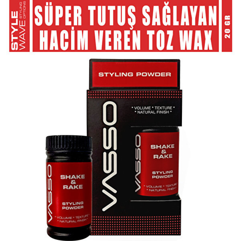Vasso 24 Saat Ultra Mat Görünüm Ve Süper Tutuş Sağlayan Hacim Veren Toz Wax Unisex 20 gr Saç Şekillendirici Krem Fiyatı
