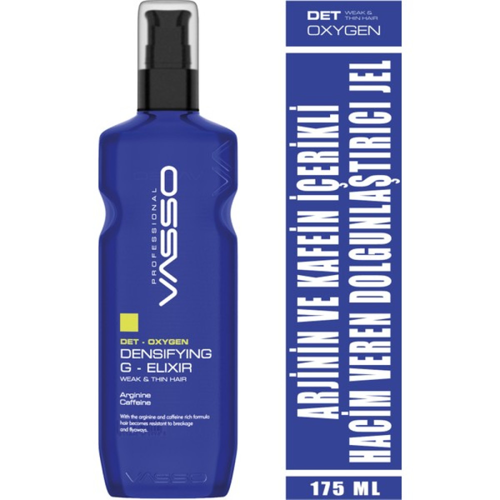 Vasso Arjinin Ve Kafein Içeren Hacim Veren Dolgunlaştırıcı Jel Iksir - Vasso Densifying G-elixir 175 ml 8699216346778 Oto Boyaları Fiyatı