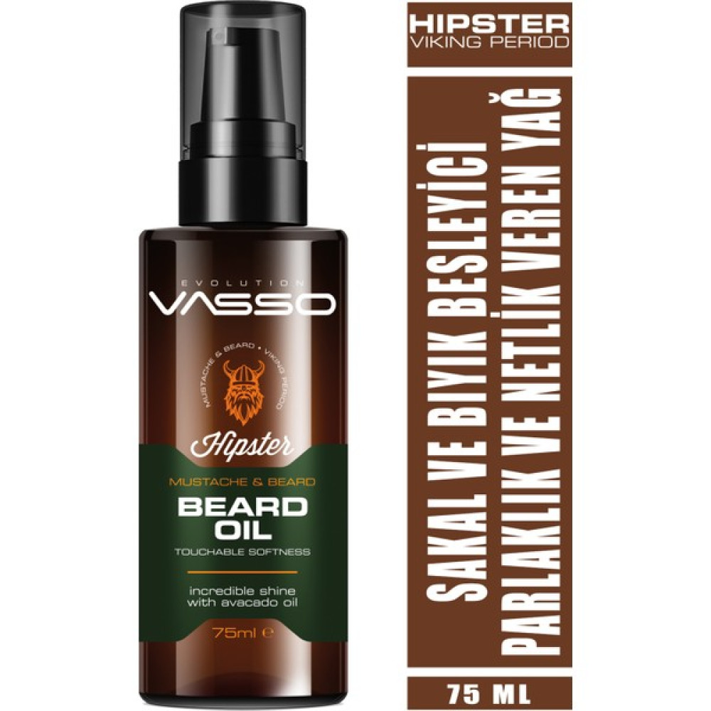Vasso Hipster Sakal Ve Bıyık Besleyici Bakım Yağı 75 ml 8699216347539 Cilt ve Yüz Bakımı Fiyatı
