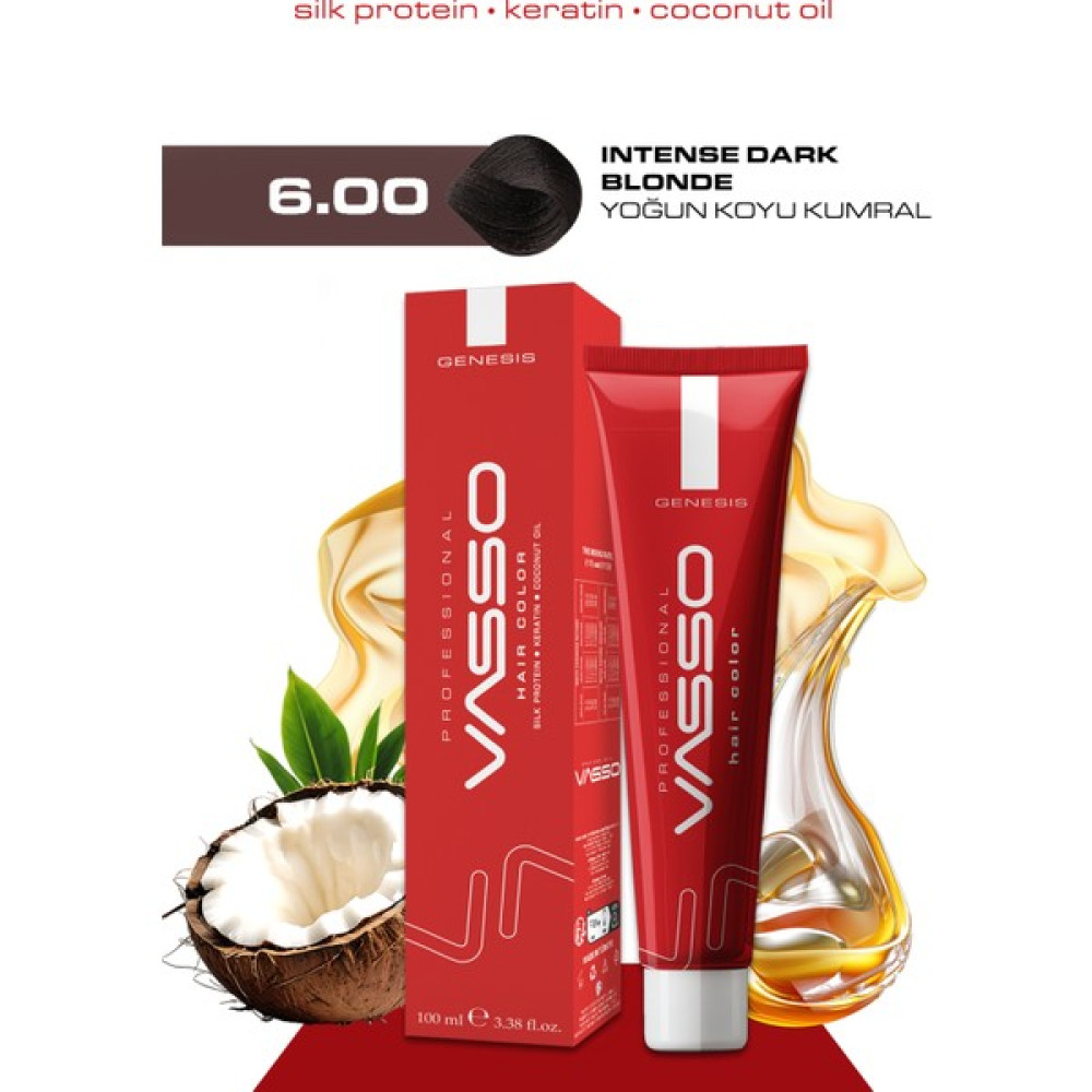 Vasso Kadın Saç Boyası 6.00 Yoğun Koyu Kumral 100 ml Oto Boyaları Fiyatı
