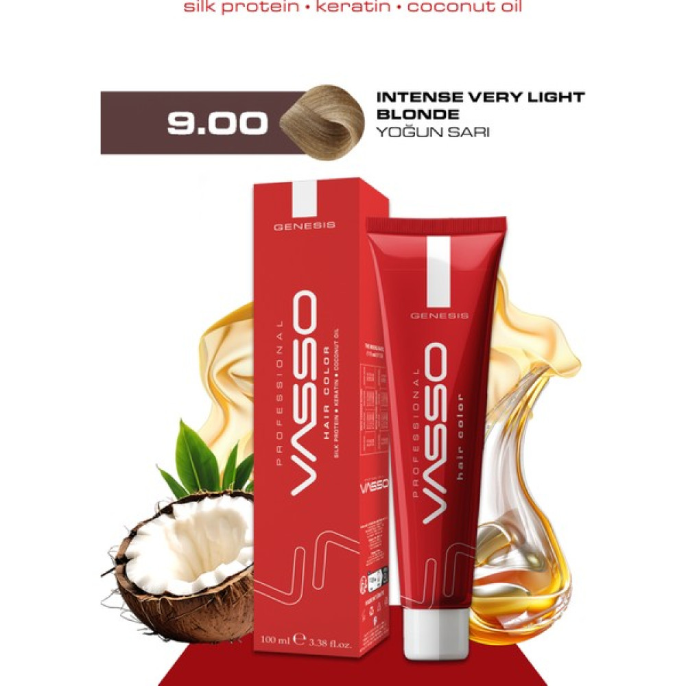 Vasso Kadın Saç Boyası 9.00 Yoğun Sarı 100 ml Oto Boyaları Fiyatı