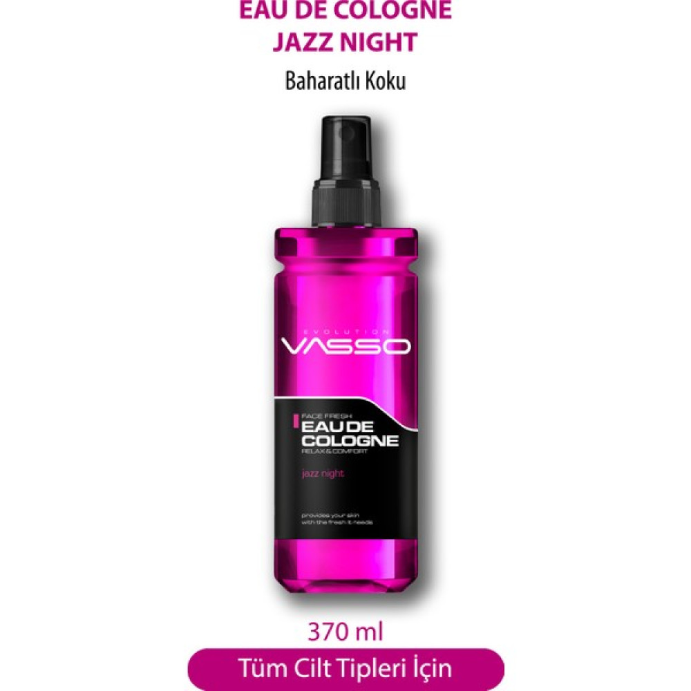 Vasso Özel Baharat Kokulu Parfümlü Kolonya Jazz Night Eau De Cologne 370 Ml JAZZNİGHT370ML Oto Boyaları Fiyatı