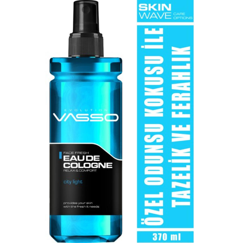 Vasso Özel Odunsu Kokulu Parfümlü Kolonya City Light Eau De Cologne 370 Ml CITYLIGHT370 Kolonya & Gülsuyu Fiyatı