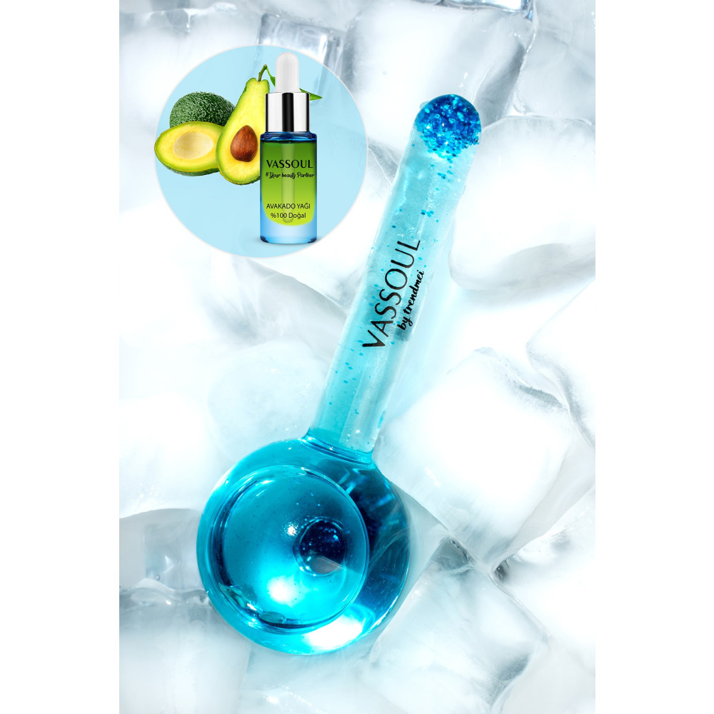 Vassoul Ice Globe Buz Küresi Soğuk Terapi Topu Blue + Avokado Yağı Cilt ve Yüz Bakımı Fiyatı