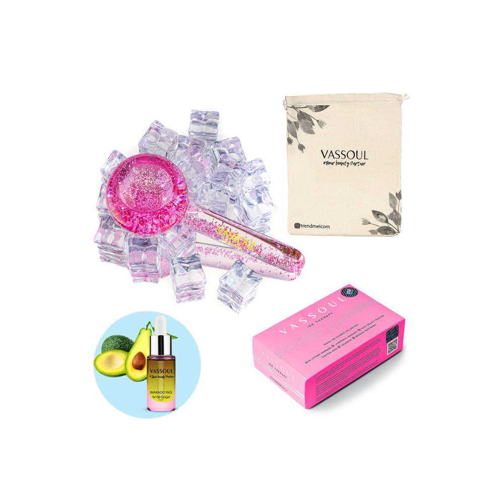 Vassoul Ice Globe Buz Küresi Soğuk Terapi Topu Pink + Avokado Yağı Cilt ve Yüz Bakımı Fiyatı