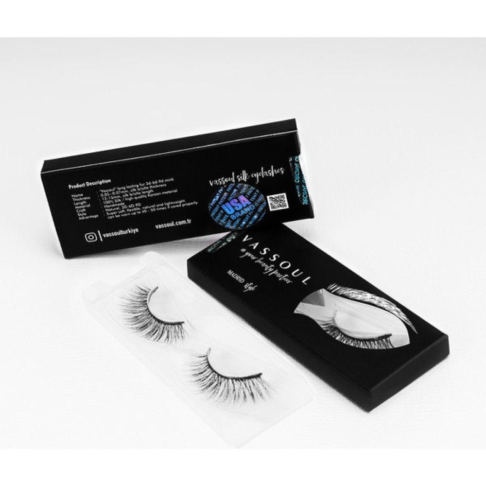 Vassoul Madrid Takma Ipek Kirpik 100% Handmade Of Premium Korea Oto Boyaları Fiyatı