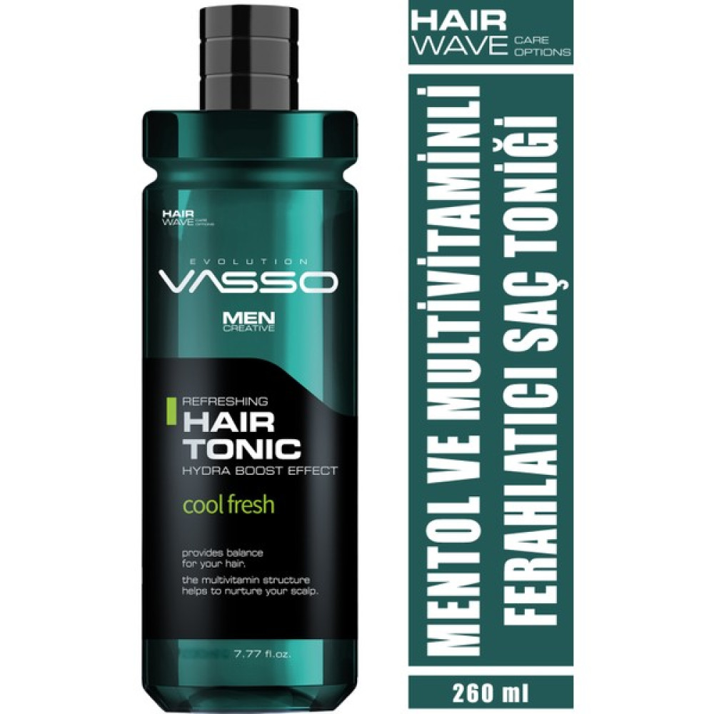 VassovMentol Ve Multivitaminli Ferahlatıcı Saç Toniği - Hair Tonic 260 ml 8699216347713 Saç Bakım Maskeleri & Serumlar & Spreyler Fiyatı