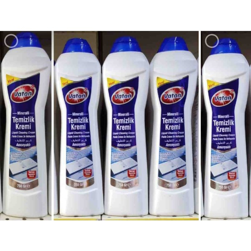 Vatan Amonyaklı Temizlik Kremi 750 ml x 5'li Oto Boyaları Fiyatı